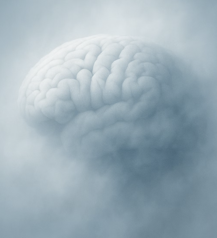 머릿속에 안개가 낀 듯한 기분