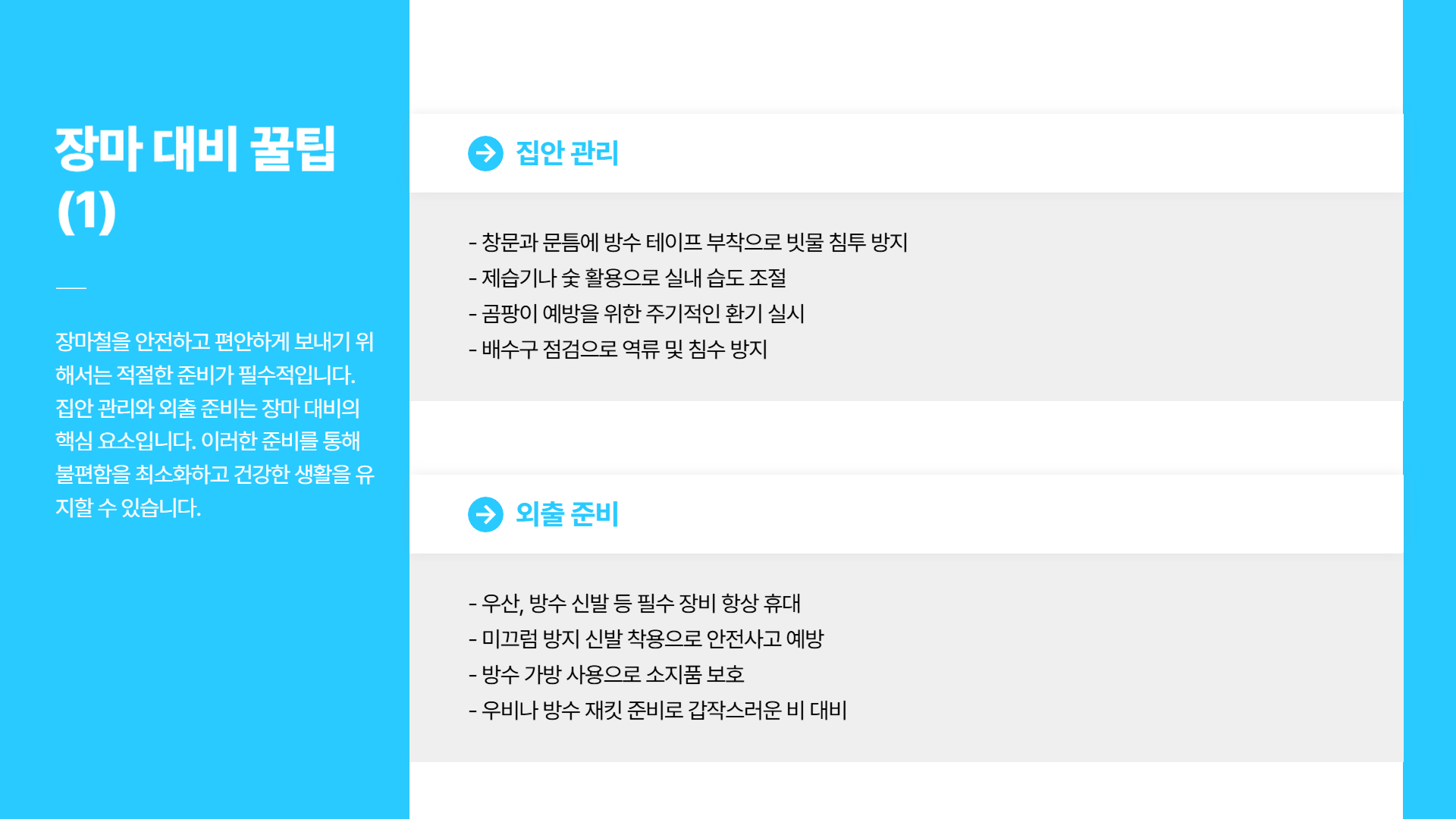 2025 장마기간 시기, 지역별 차이