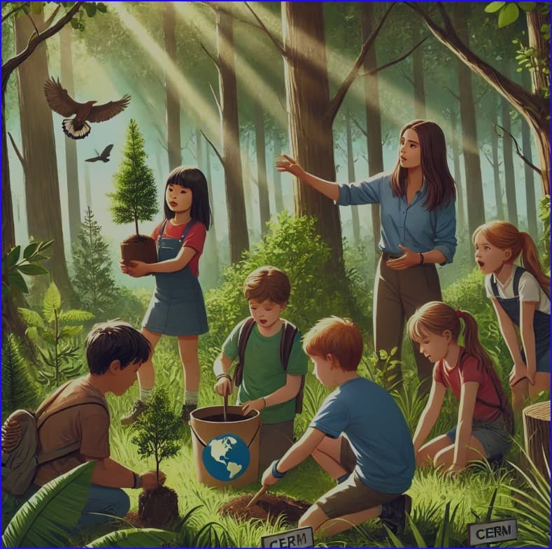 기후 변화 시대의 자연 교육 숲 체험으로 키우는 환경 의식 교육