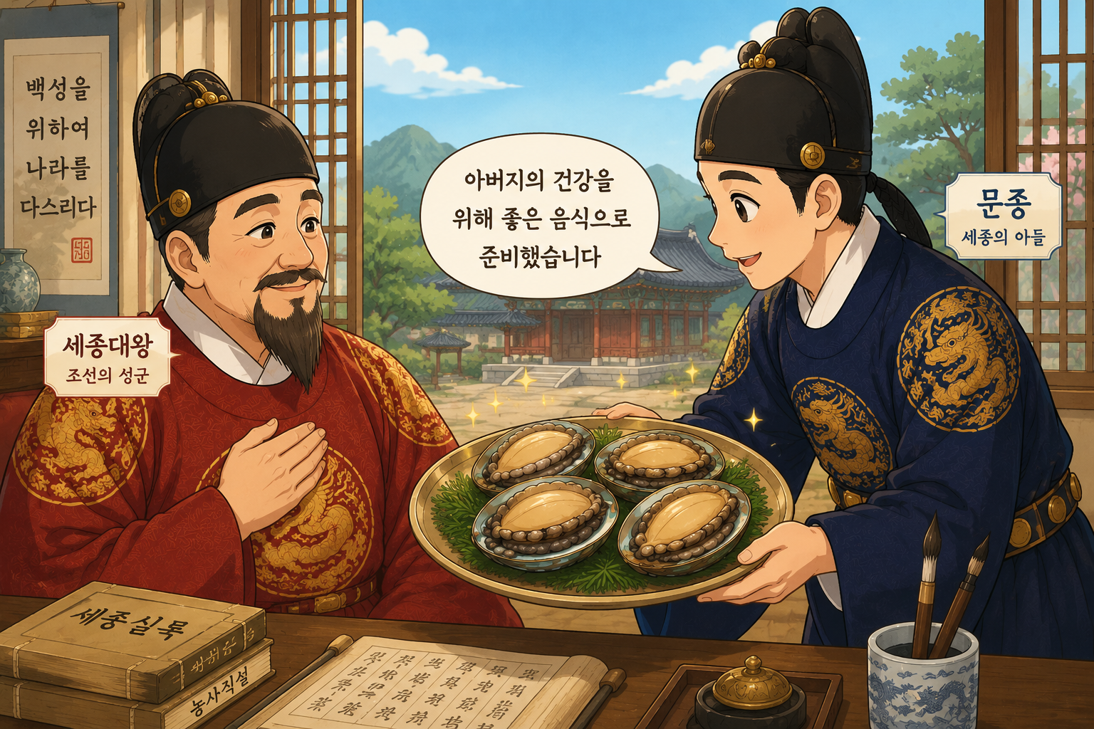 문종이 세종을 위해 준비했던 전복