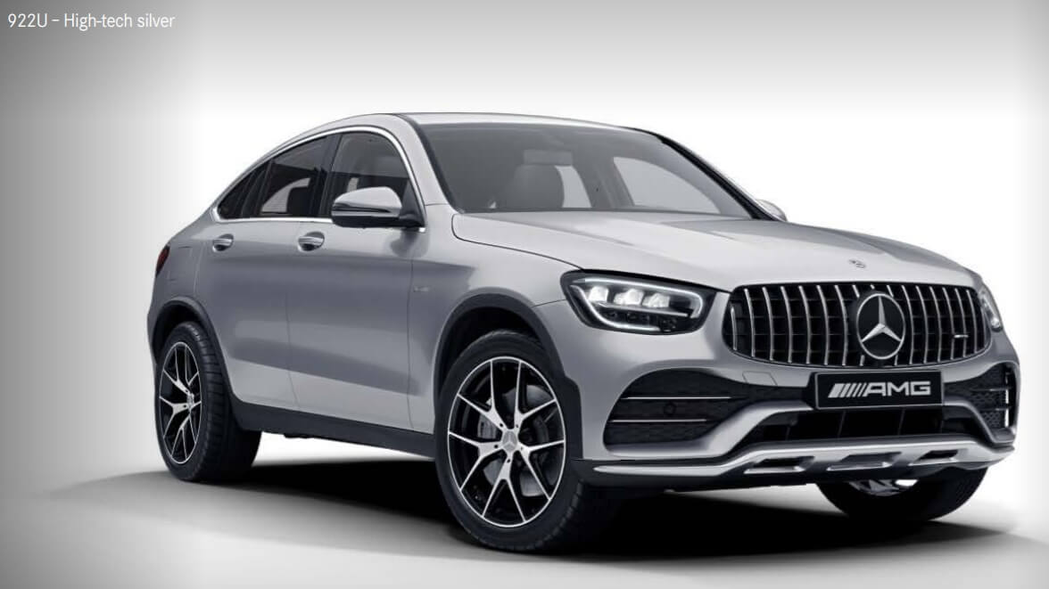 High-tech silver(색상 코드 : 922) AMG GLC Coupe 색상코드 - High-tech silver(색상 코드 : 922)