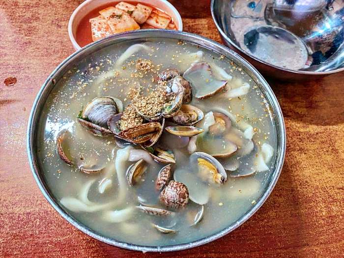 충남 태안 맛집 바지락칼국수