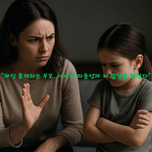 과잉 통제 부모, 자율성 발달, 아이 뇌 성장, 통제형 양육, 부모 간섭, 
발달심리학, 자녀 독립성, 헬리콥터 부모, 감정 억압, 자기결정이론