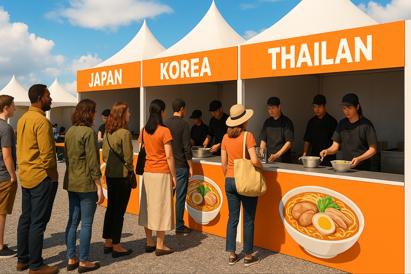 세계라면축제 현장 이미지