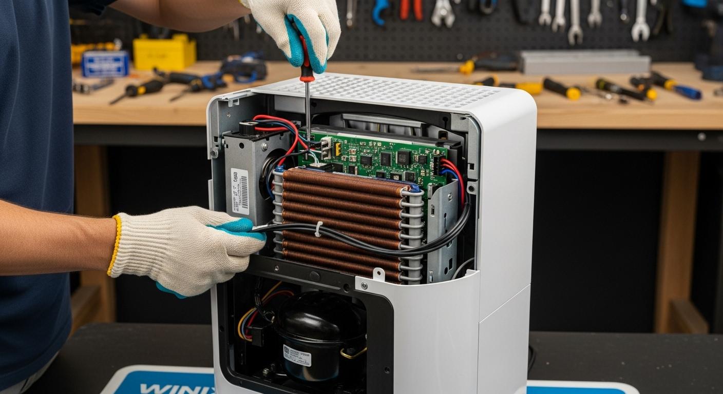 위닉스 제습기 17리터 분해