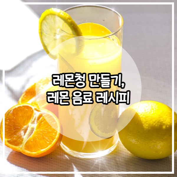 레몬청 썸네일 사진