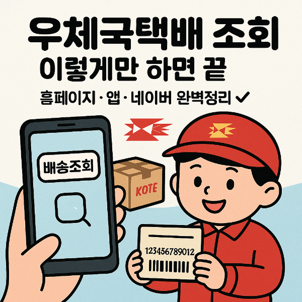 우체국택배조회 썸네일 이미지입니다.