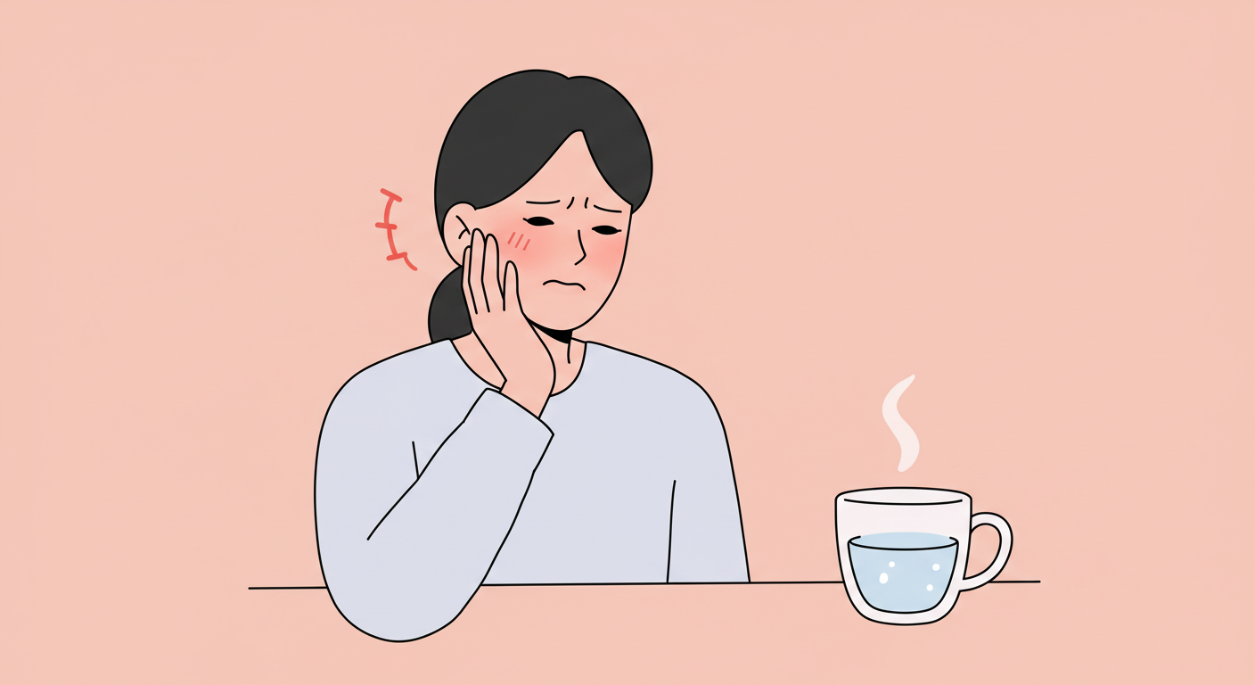 치통 완화, 치통 진통제, 소금물 가글