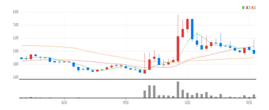 STX 주봉