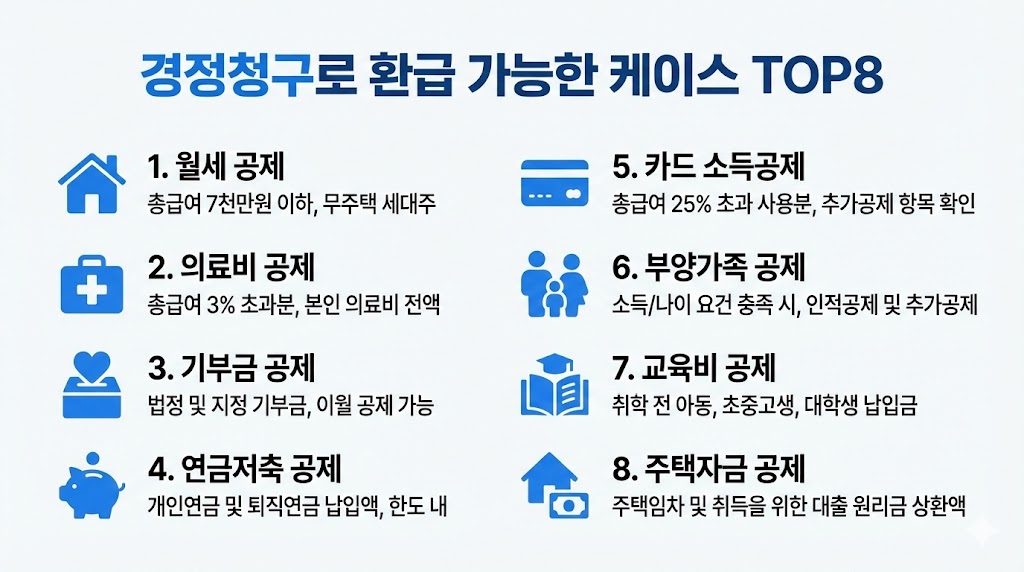 경정청구/정정신고(수정신고): 연말정산 끝난 뒤 &lsquo;환급 더 받는 법&rsquo; 완전정리 (회사 정산 이후)