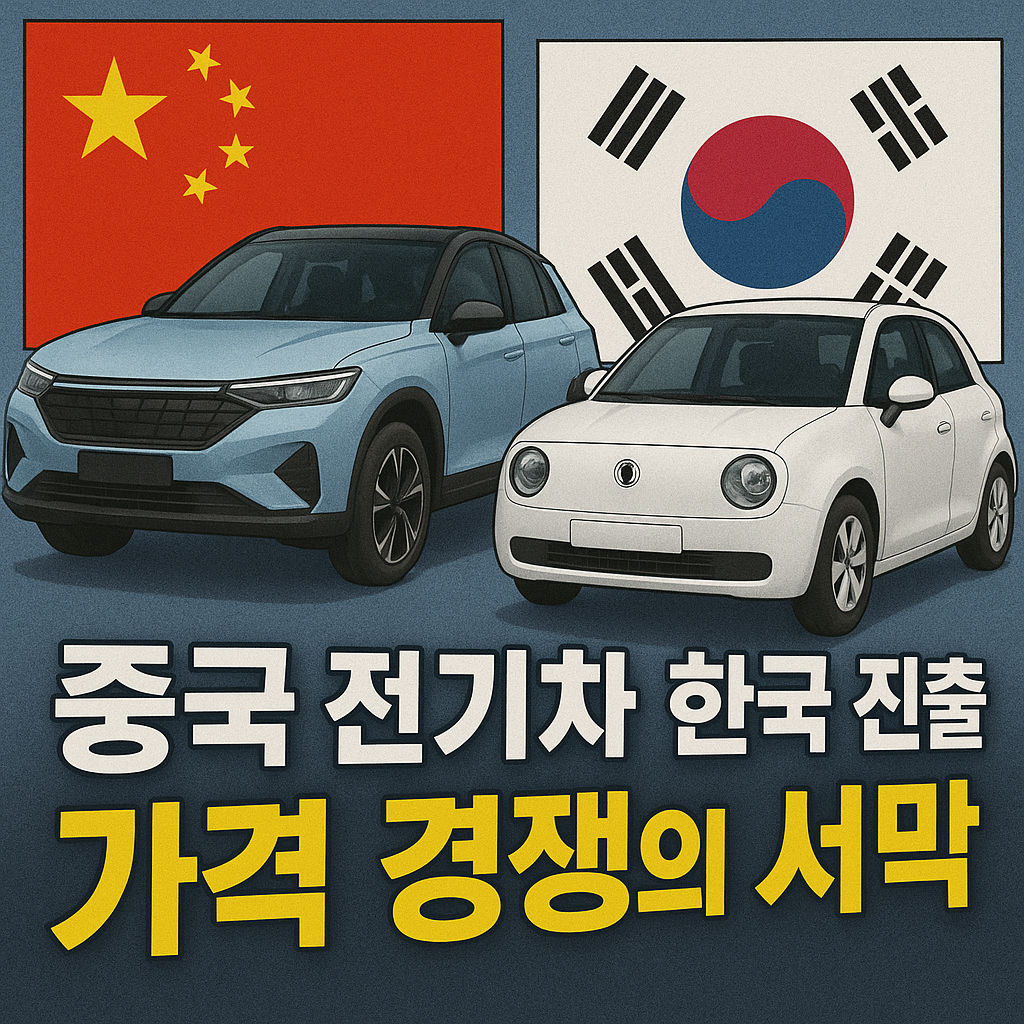 중국 전기차 한국 진출, 가격 경쟁의 서막