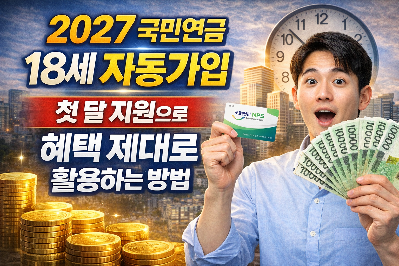 2027 국민연금 18세 자동가입