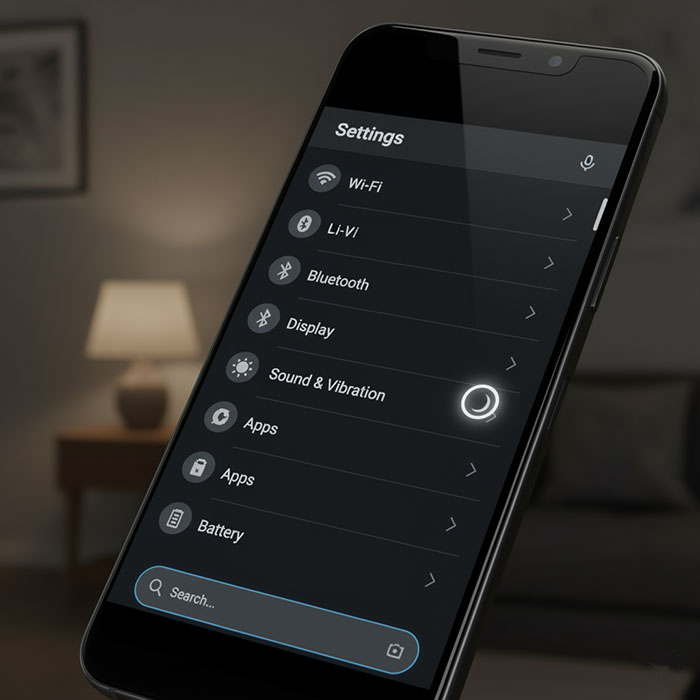 휴대폰 다크모드 설정방법