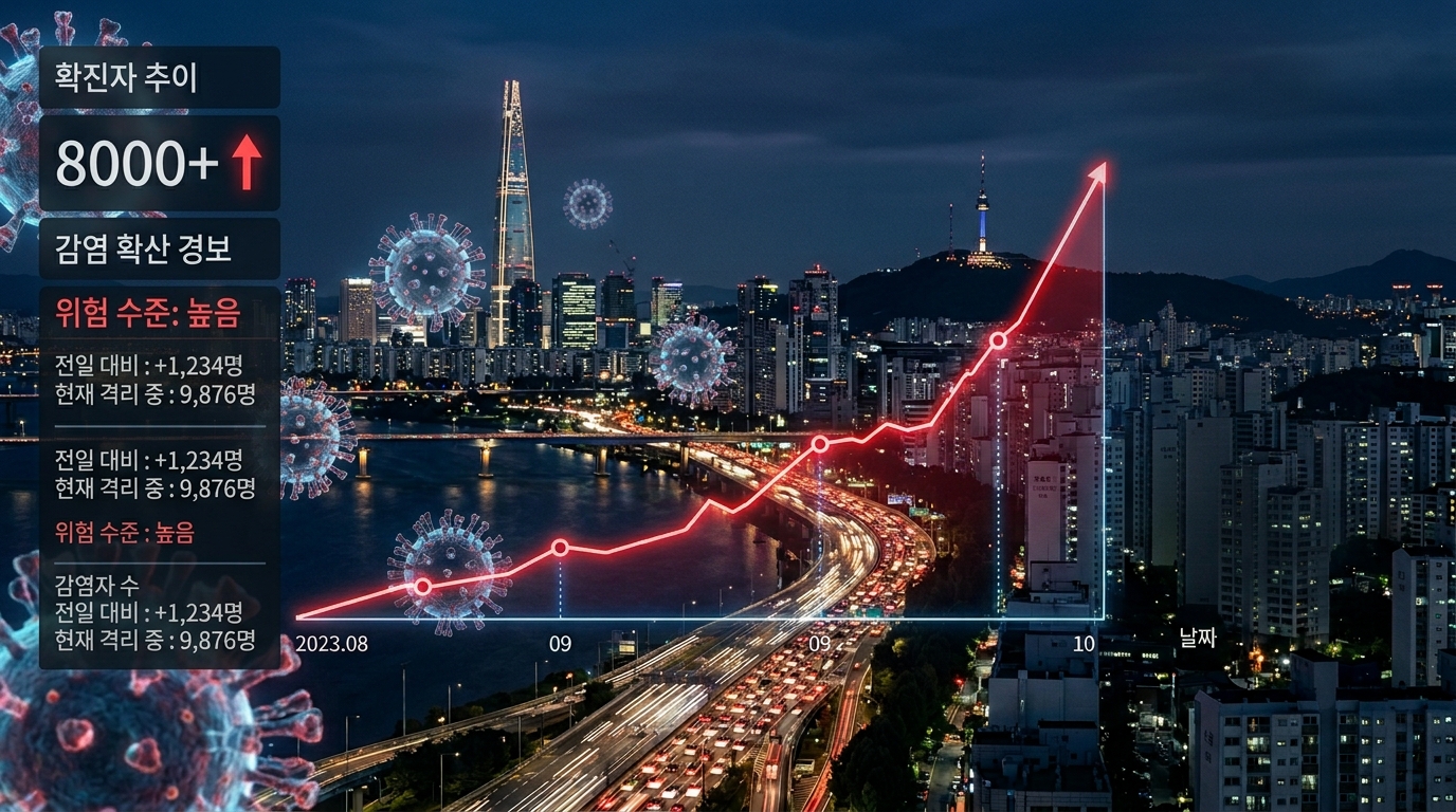 2026년 코로나19 재유행 데이터와 확진자 추세를 분석하는 시각 자료