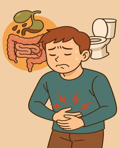 배탈 초기 대응 설명 그림