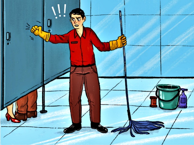 외국 화장실 아래 뚫려 있는 이유,부적절한행동,팁줌