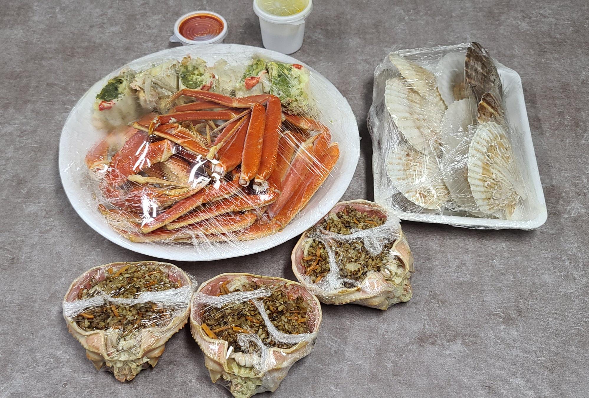죽해수산 대게 맛있는대게 가리비서비스 게딱지밥