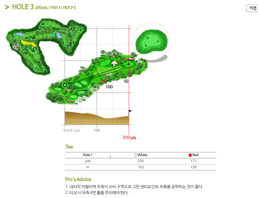 글렌로스 골프클럽 코스공략도 03