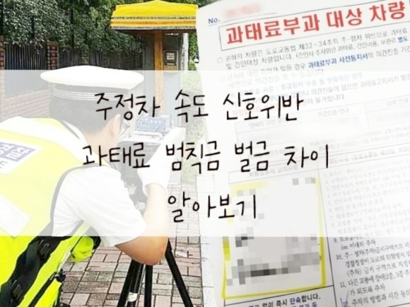 과태료와 범칙금의 차이