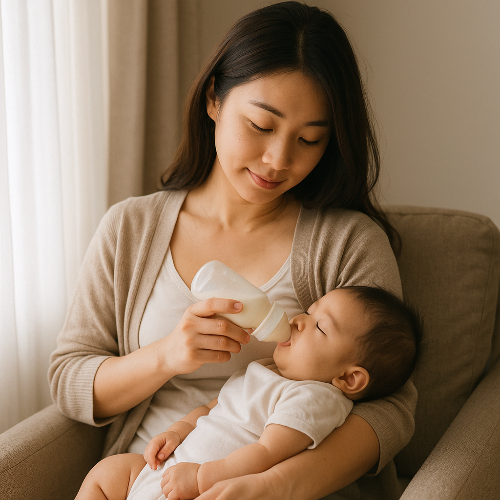 혼합수유하는 엄마