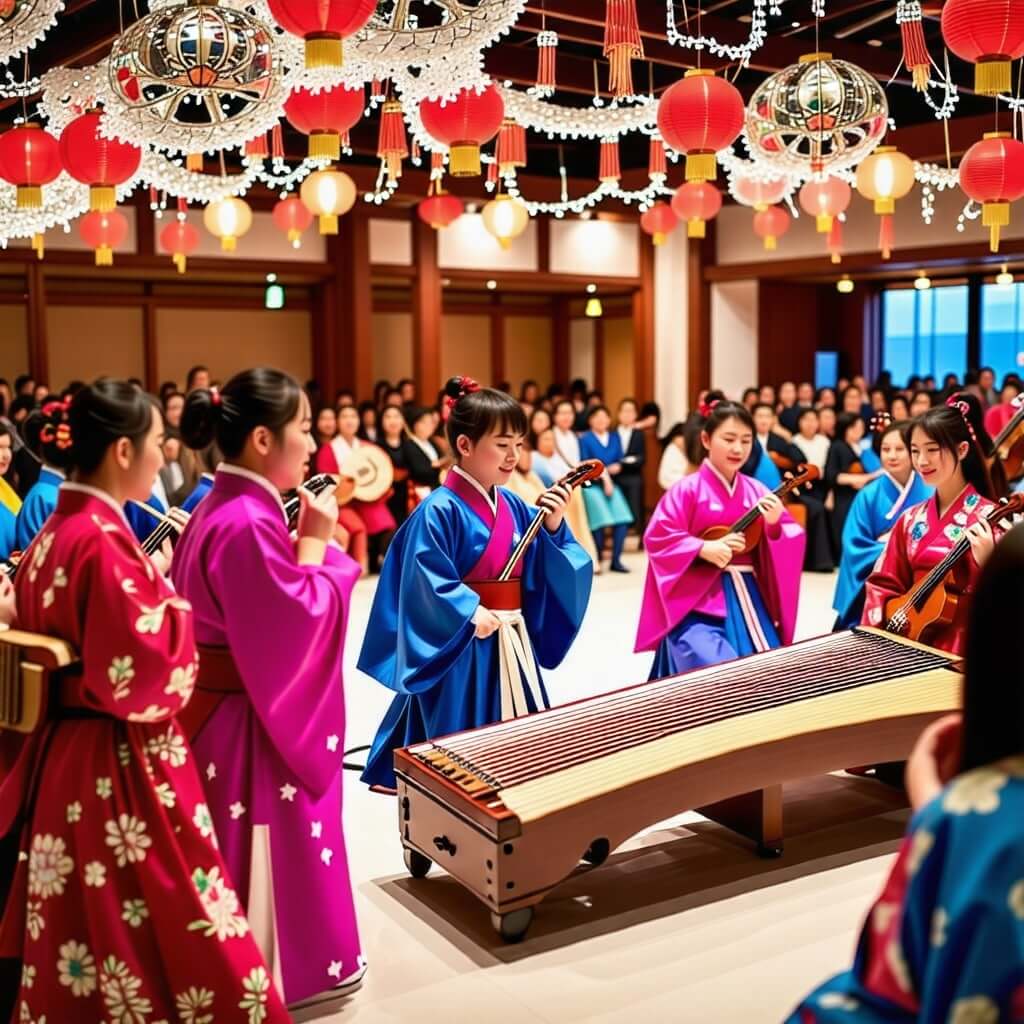 국악 공연이나 전통 문화 체험 사진