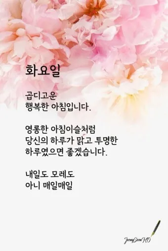 화요일 아침 인사말 좋은 글 9월 가을 이미지들_7