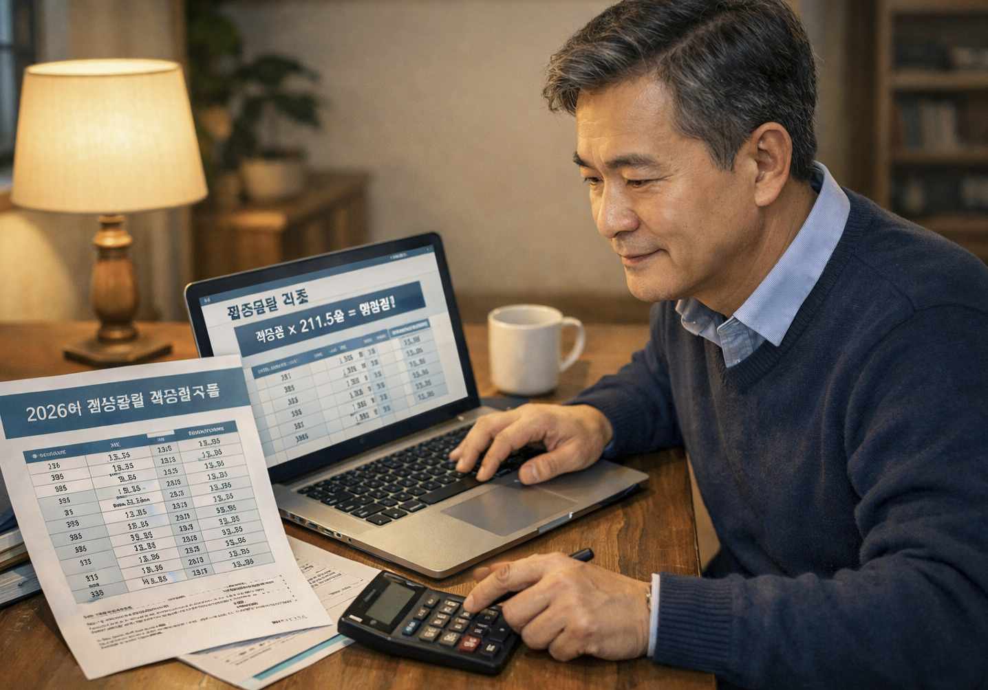 국군병원 원무과 접수처의 친절한 안내 데스크와 전화 예약 상담 모습