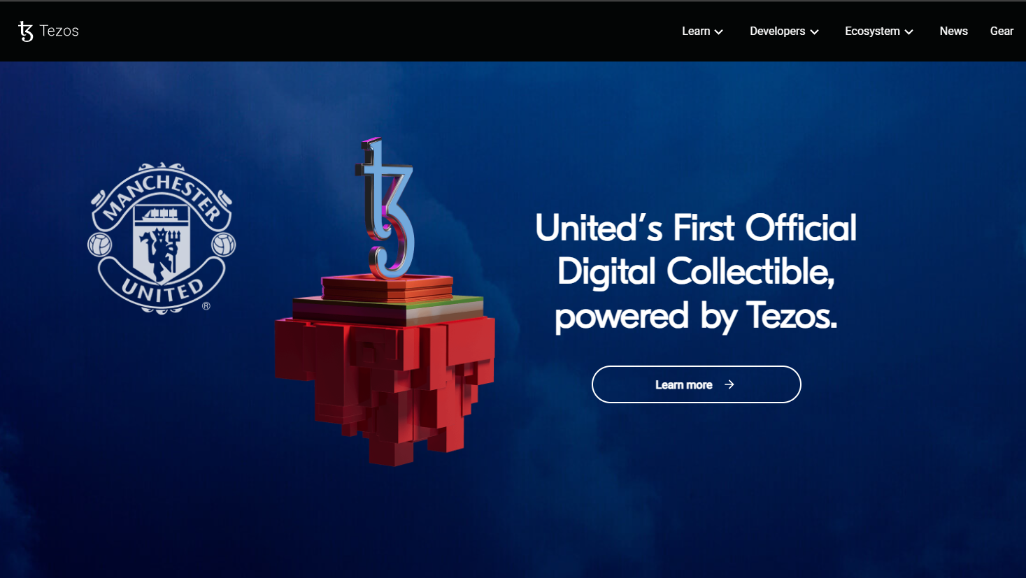 테조스 홈페이지 이미지