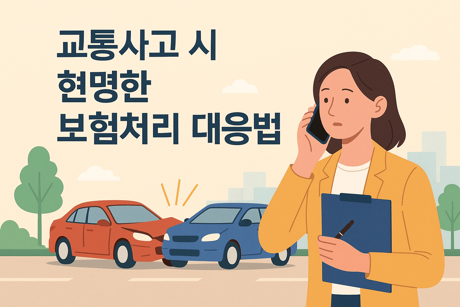 교통사고 시 현명한 보험처리 대응법 과실 최소화와 피해 방지 요령