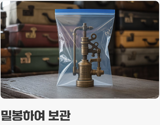 보관은 이렇게, 냄새 없이 깔끔하게