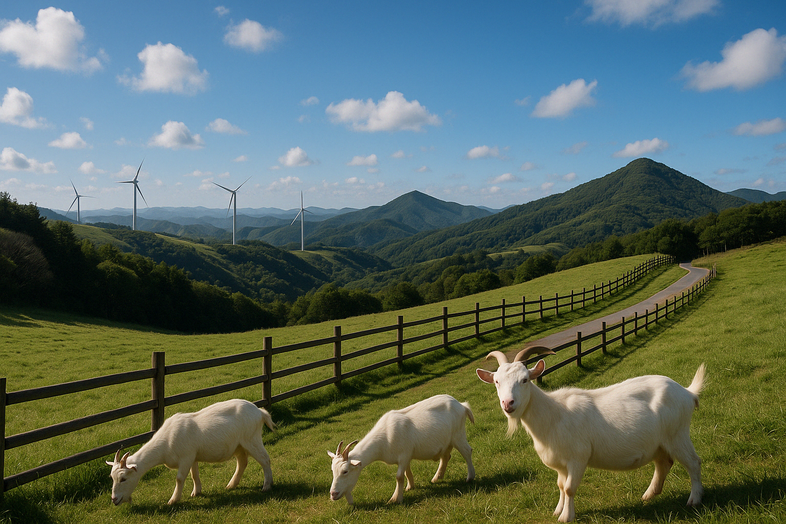 태백 몽토랑 산양목장 사진