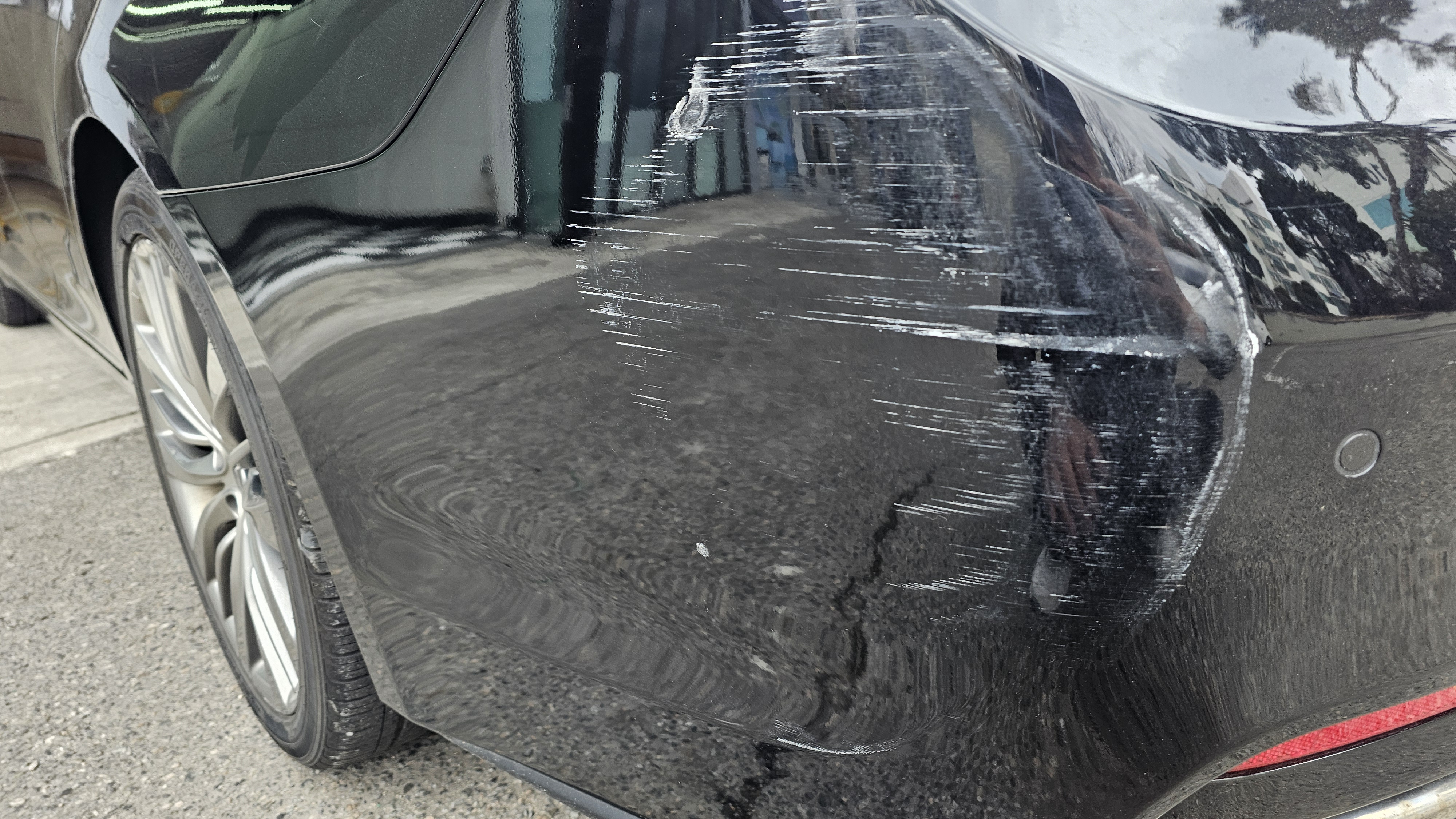 범퍼 부분도장건