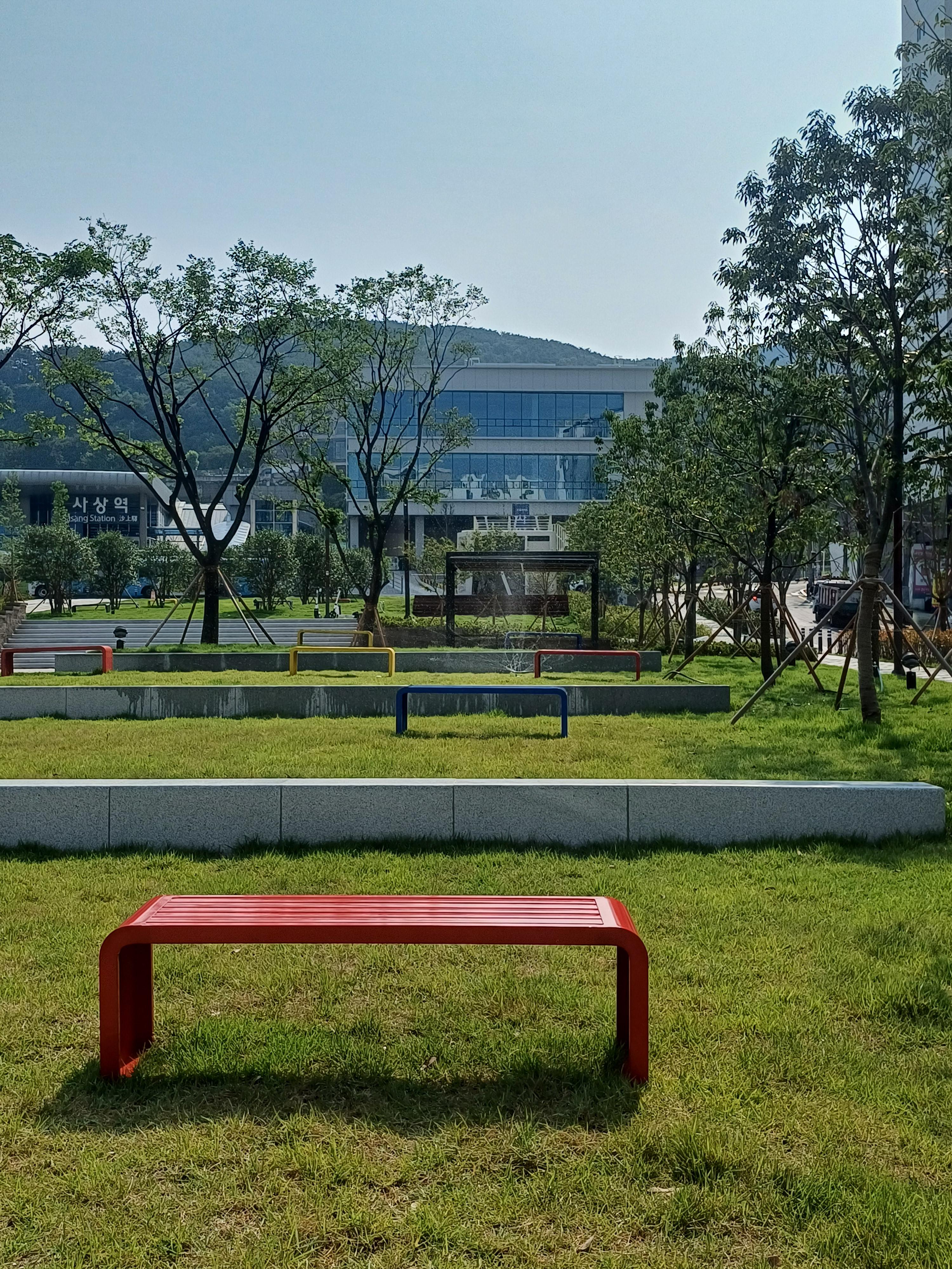 Sasang station`s small and charm park
