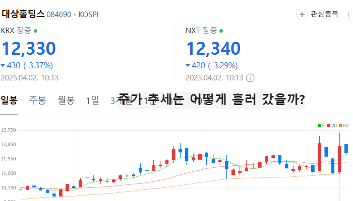 한동훈 관련주 대장주 탄핵 테마 TOP5