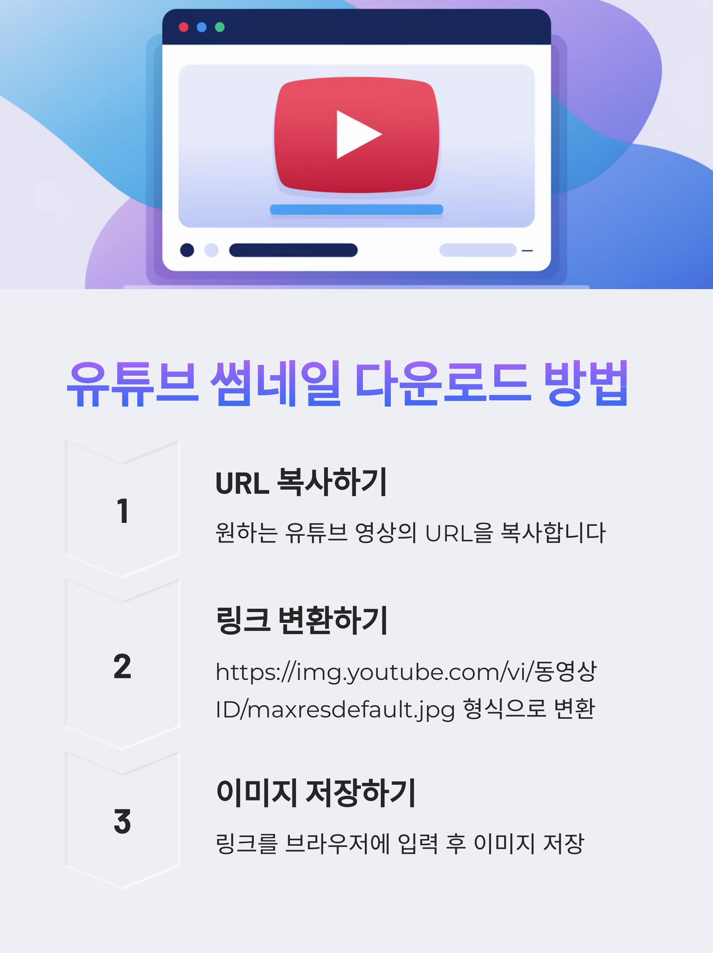 유튜브 썸네일 다운로드 방법