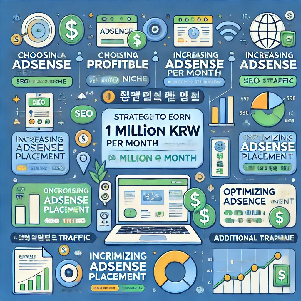 블로그로 월 100만 원 벌기: 애드센스 수익화 전략