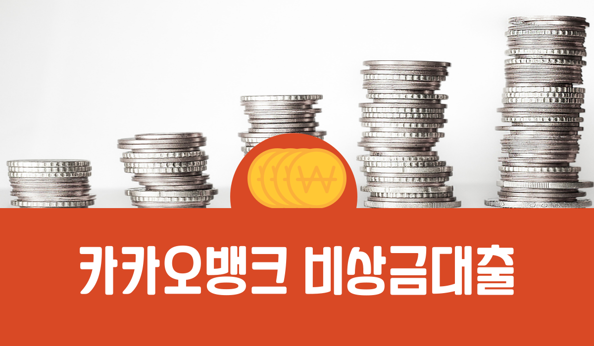카카오뱅크 비상금대출