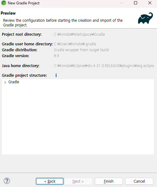 Eclipse Gradle Project
