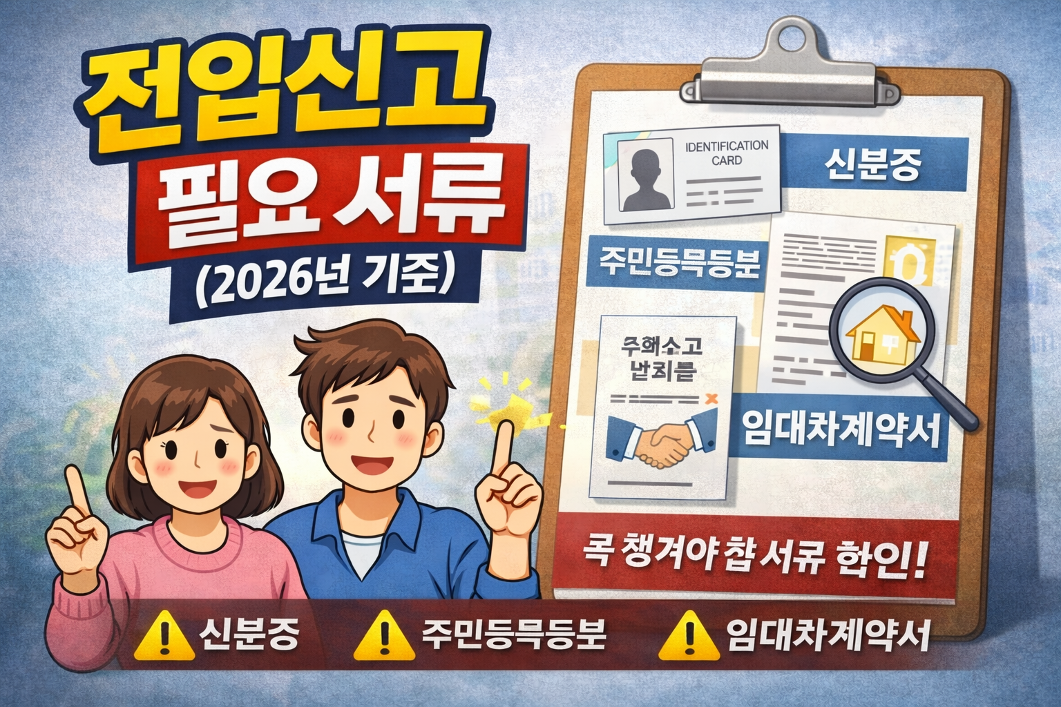 전입신고 필요서류