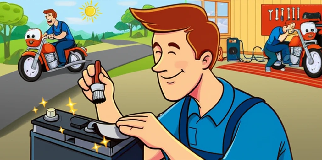 오토바이 배터리 방전 막는 꿀팁: 원..