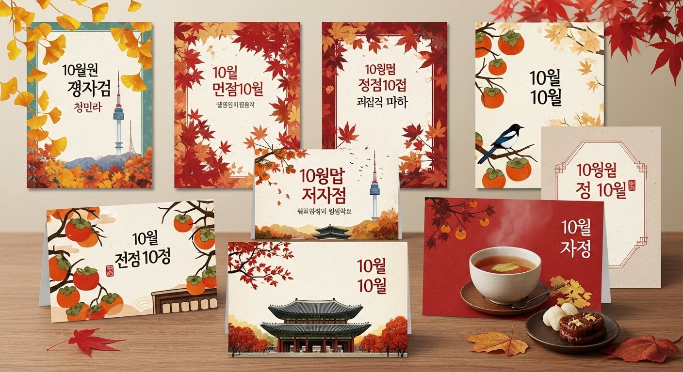 10월 가을 인사말 모음