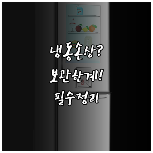 냉동 손상 방지와 식품별 냉동실 보관..