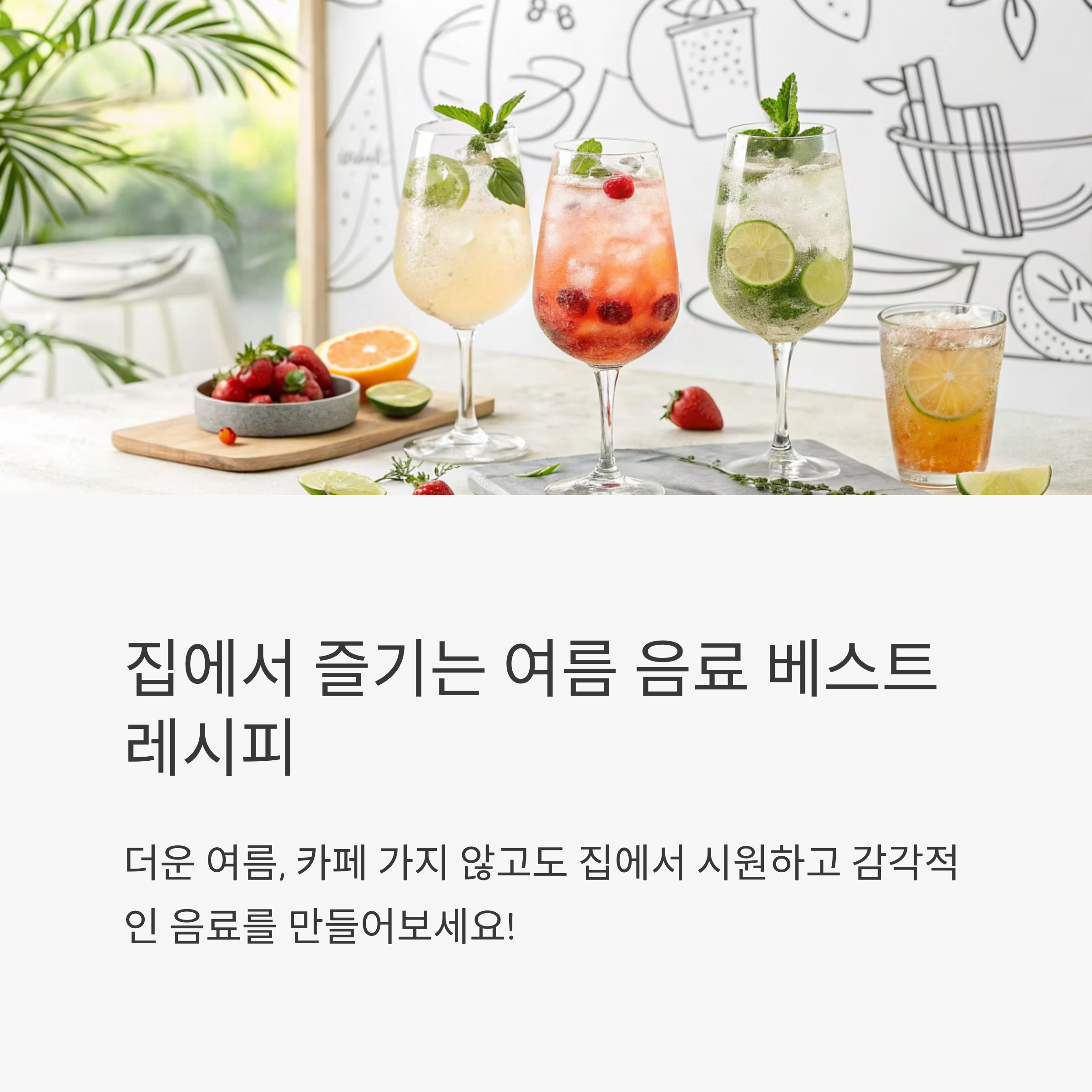 여름 음료