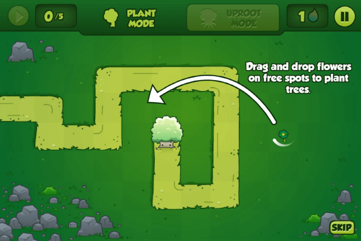 나무디펜스-플래시게임-시작-화면