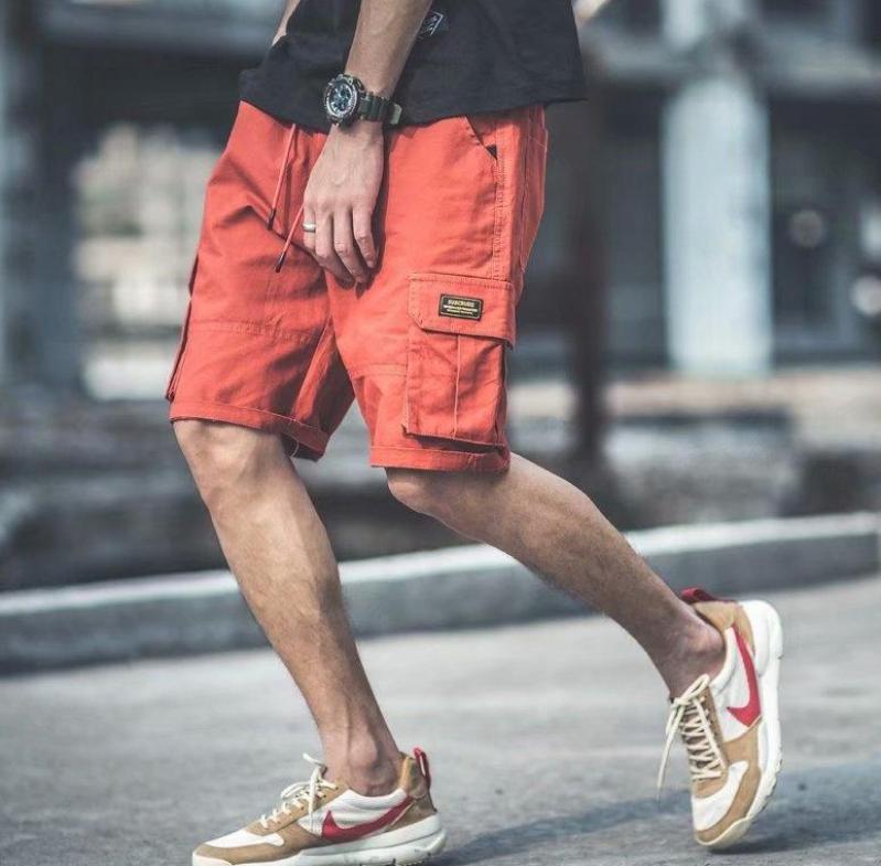 남성카고반바지 허리밴딩 7부팬츠 캐주얼바지