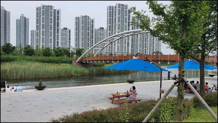 청라호수공원-호수가