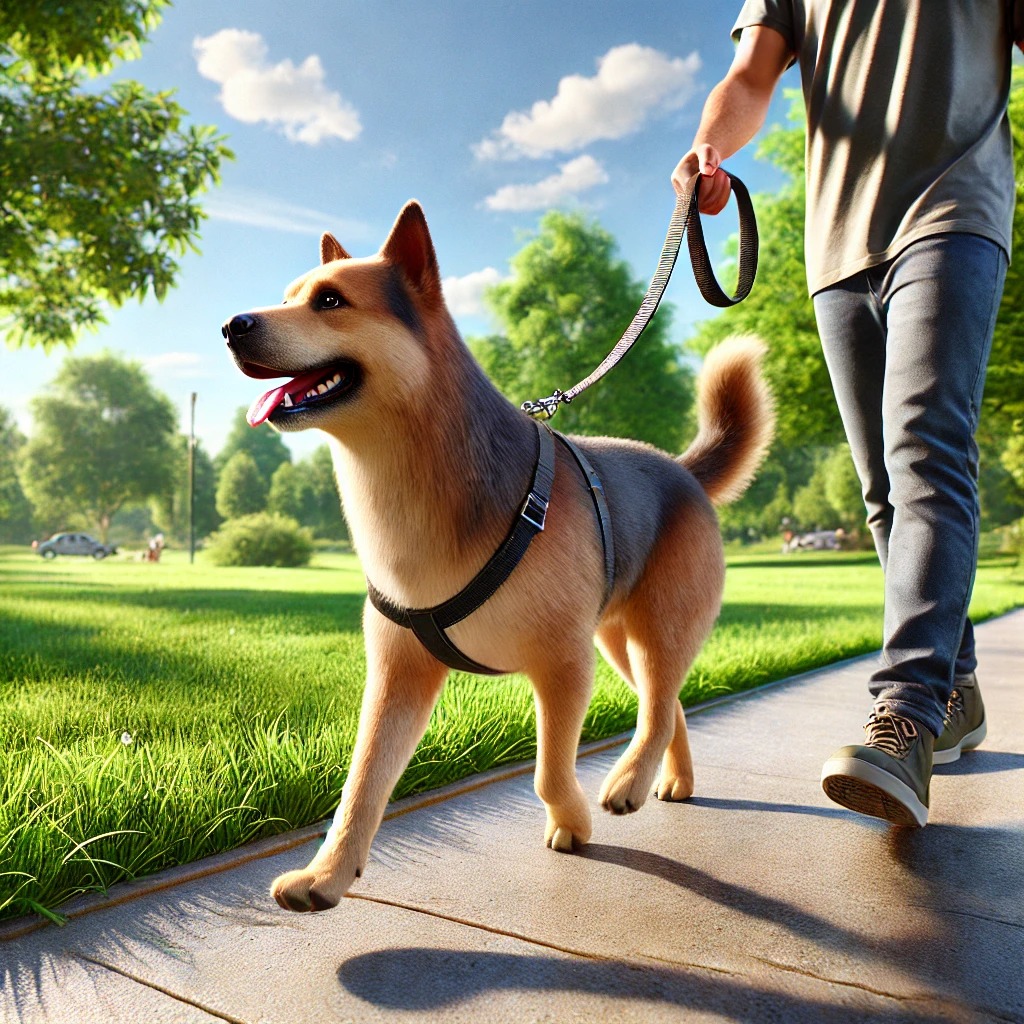 반려견 하네스와 목줄