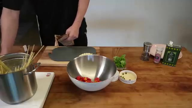 브리치즈 파스타 조리 과정