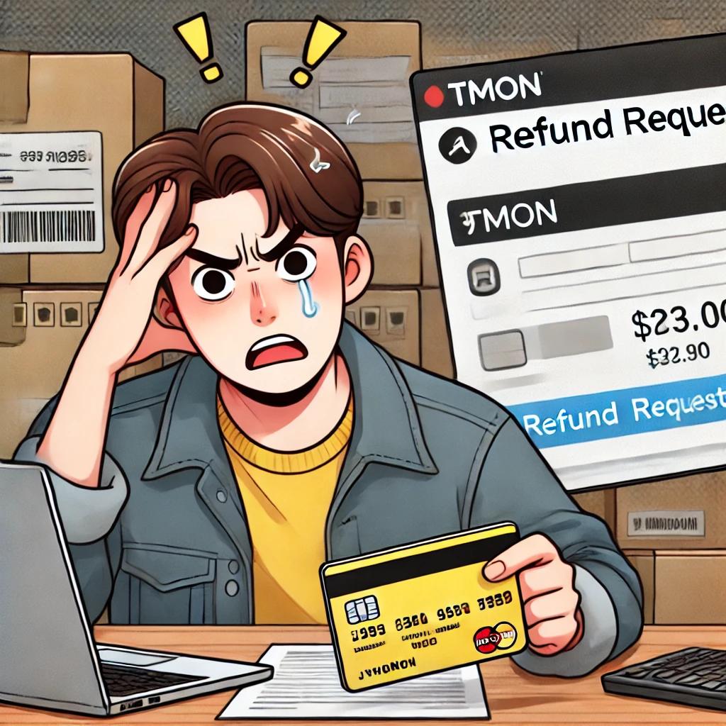 티몬 카드 환불