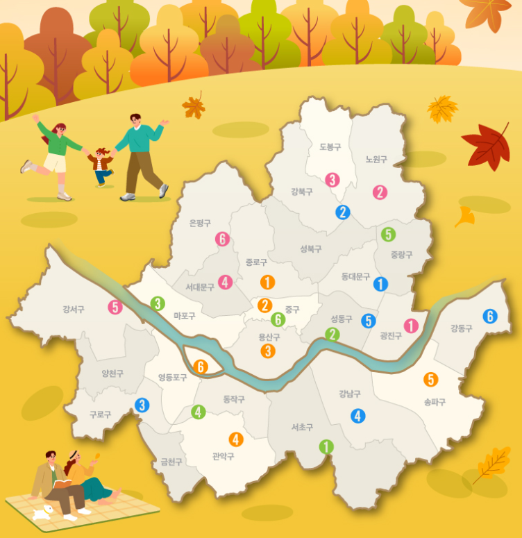 서울의 주요 하천 산책